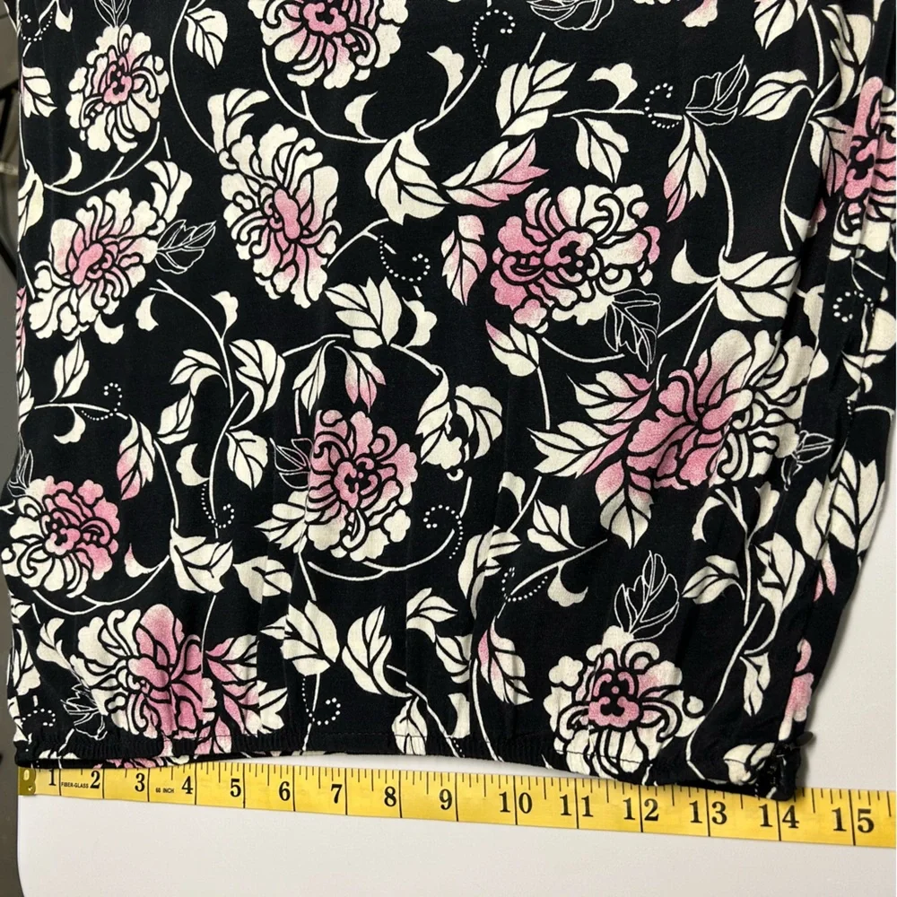 Vintage Bechamel Floral Maxi Skirt Pull On Stretchy Cottagecore Fairy‎ Grunge